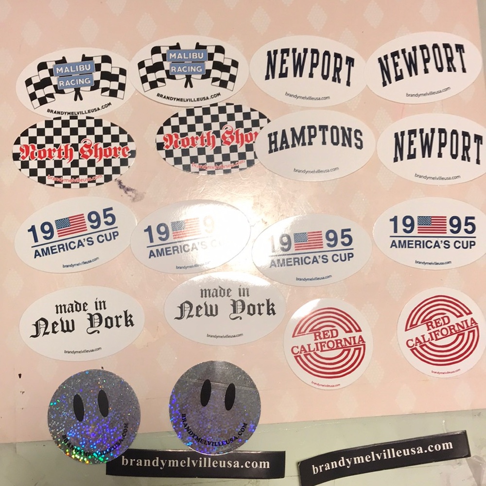 BRANDY MELVILLE STICKERS (21 count)